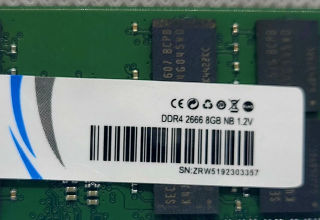 Memória RAM 8GB DDR4 2666MHz 1.2V Anuceell