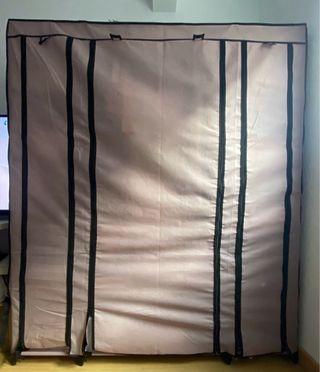 Armario de tela con cremallera