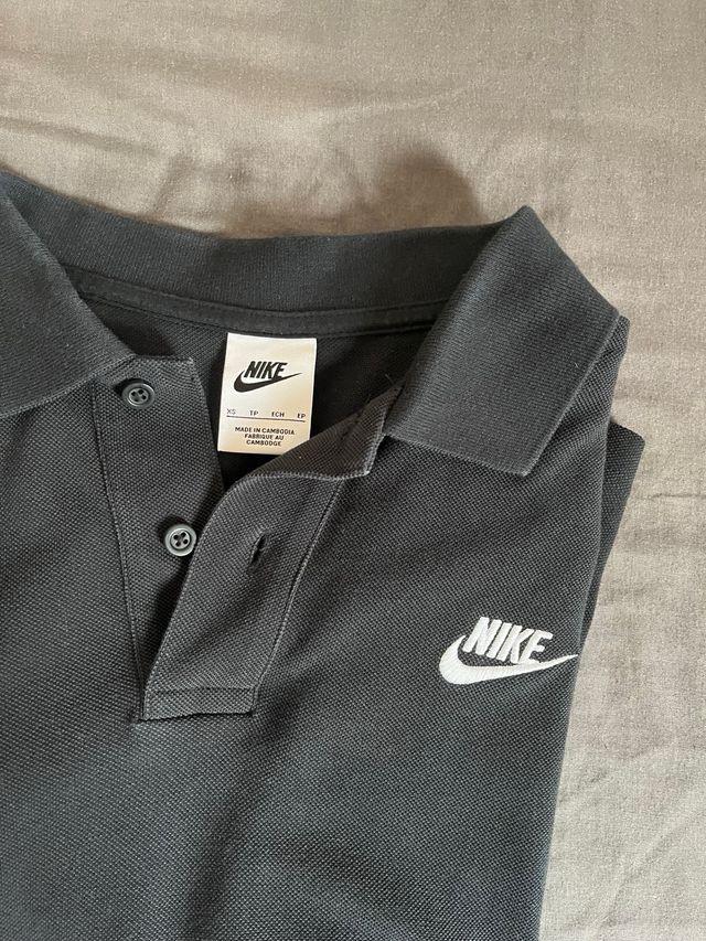 Polo Nike Negro Talla S