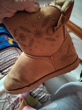 Botas camel forradas de pelo