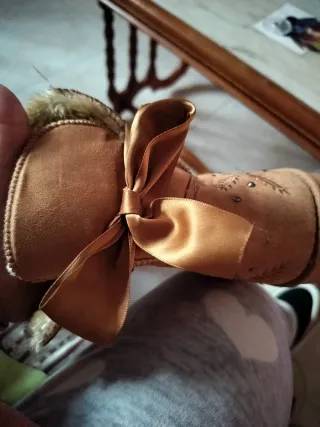 Botas camel forradas de pelo