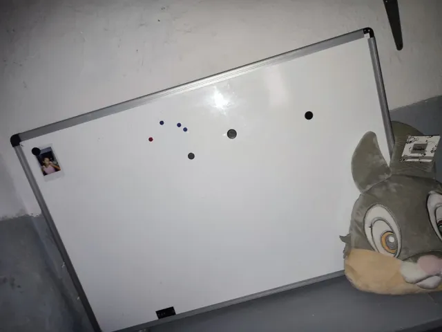 Tavola Bianca e Grigia Magnetica