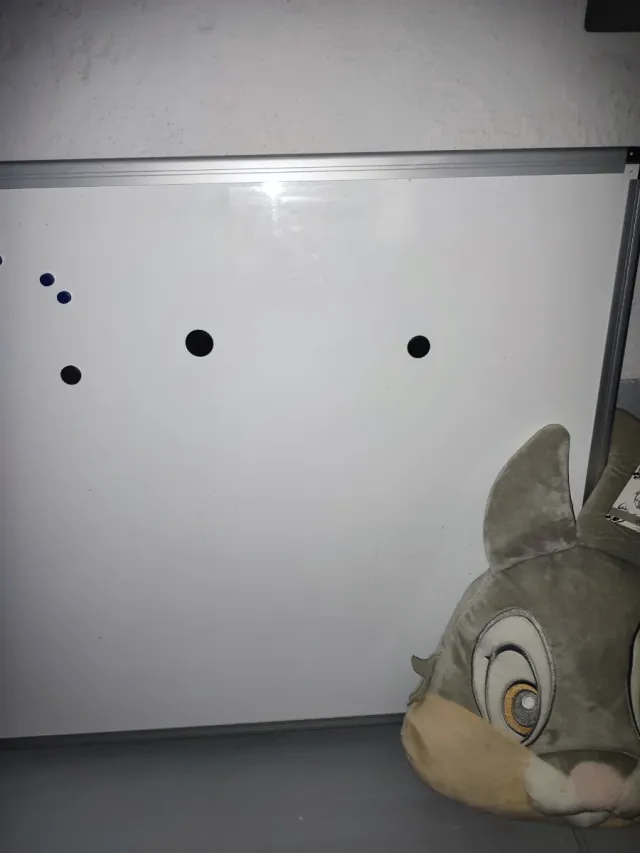 Tavola Bianca e Grigia Magnetica