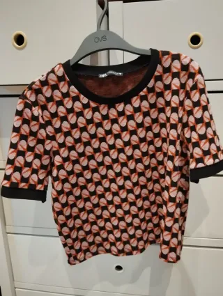 Maglia vintage Zara fantasia geometrica