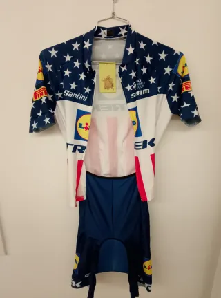 Completo ciclismo Santini Lidl Trek USA Nuovo