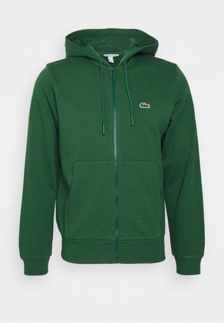 Sudadera Lacoste Verde con Cremallera