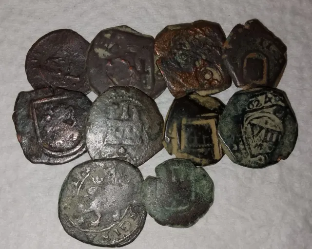 Lote 10 monedas antiguas