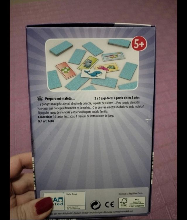 Juego Preparo mi maleta 5+