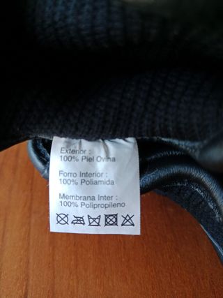 Guantes piel y Goretex Iturri.