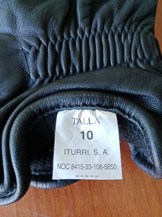 Guantes piel y Goretex Iturri.