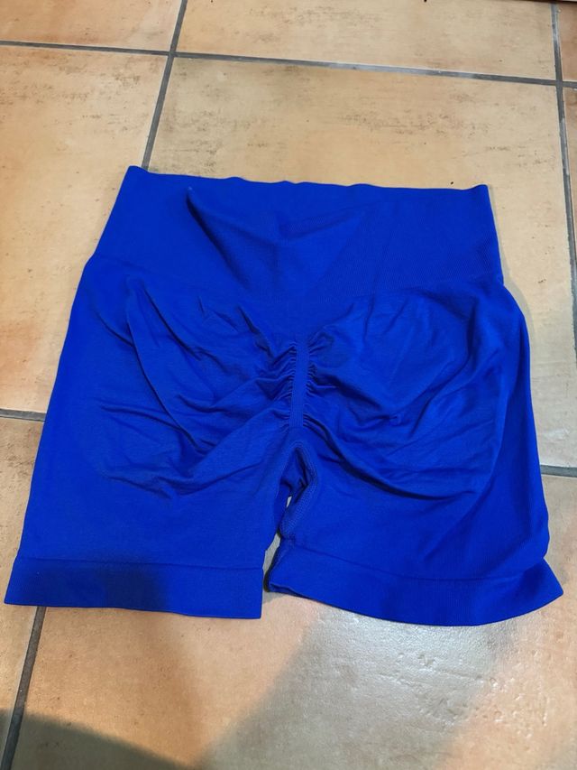 Short azul eléctricos Shein