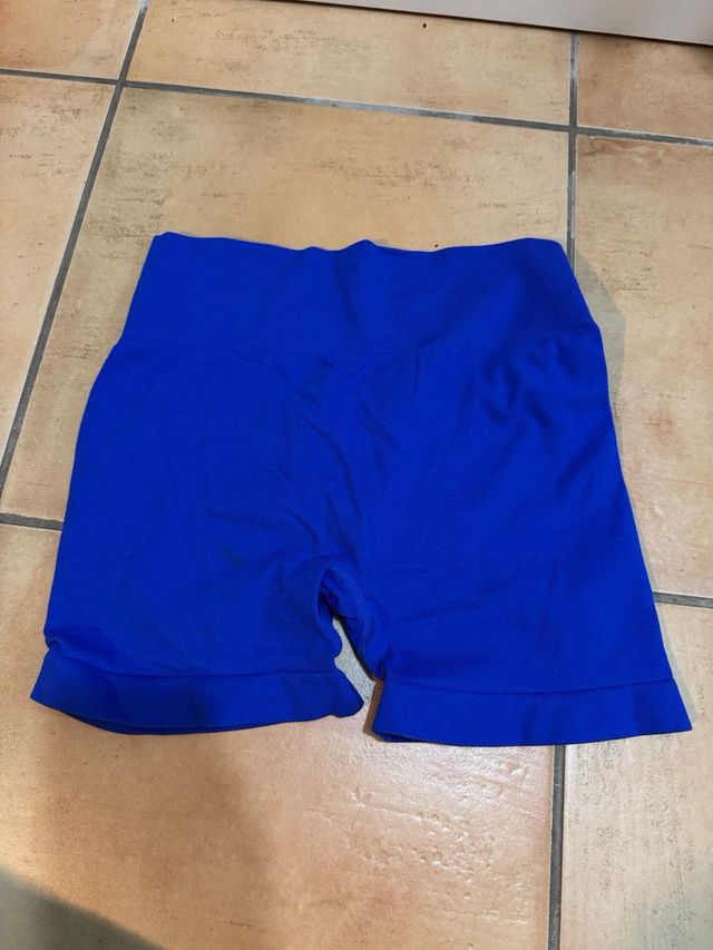 Short azul eléctricos Shein