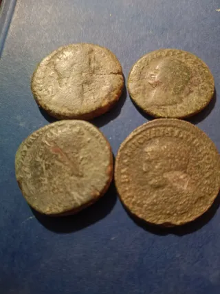 Lote 4 Monedas Romanas Antiguas