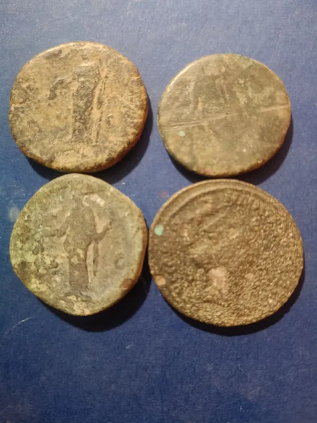 Lote 4 Monedas Romanas Antiguas