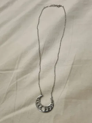 Collar Luna Creciente Plata