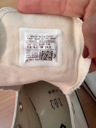 Converse Bota Beige/Blanco