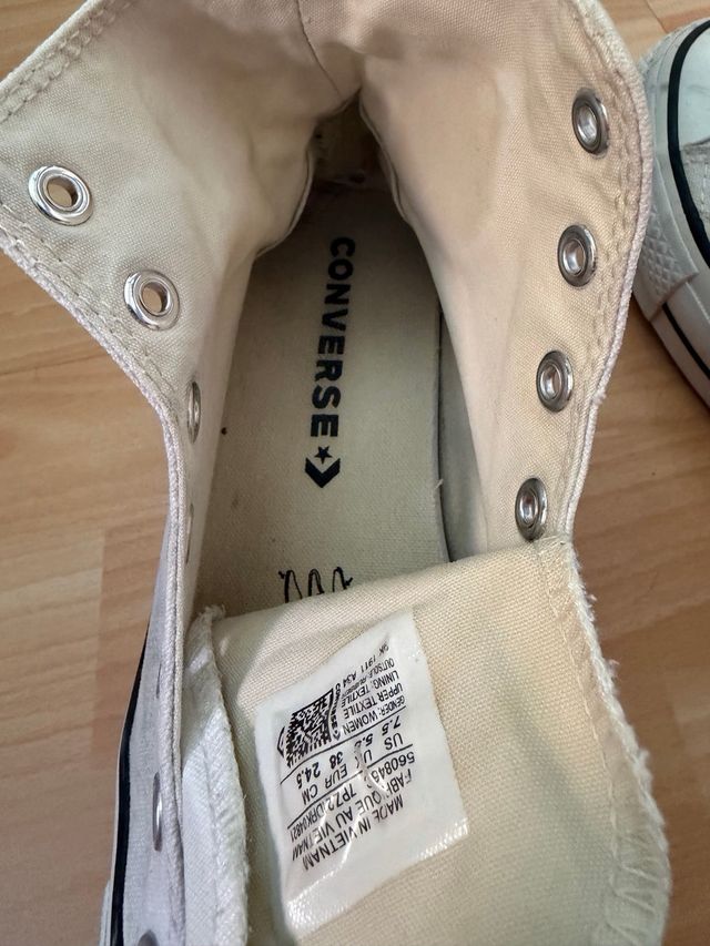 Converse Bota Beige/Blanco