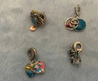 Charm Lilo Stitch Plata Pulsera Pandora o collar