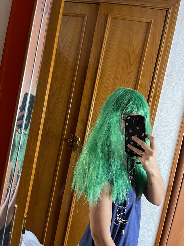 Peluca verde