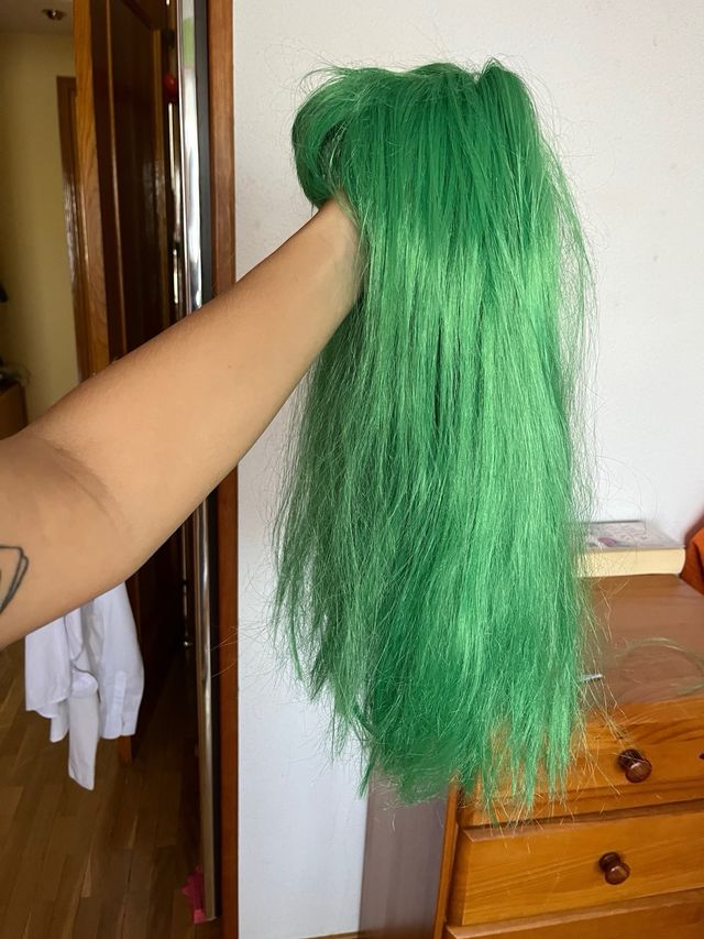 Peluca verde