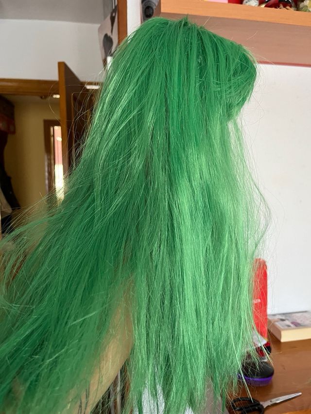 Peluca verde