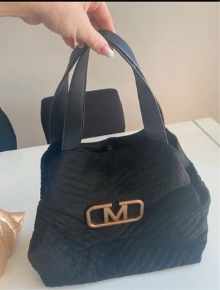 Borsa Marc Ellis nera trapuntata