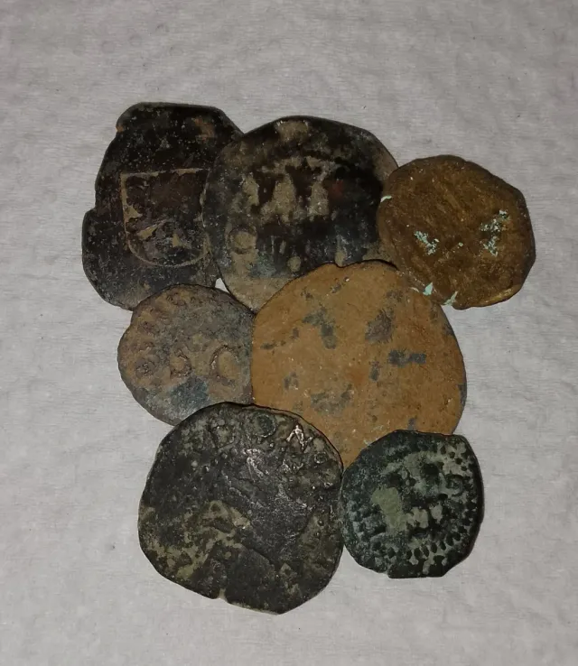 Lote 7 monedas antiguas