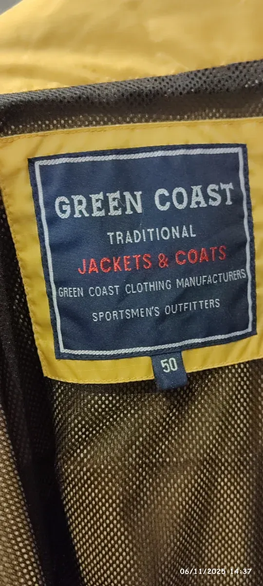 Chaqueta Green Coast Talla 50 Chaqueta rompeviento