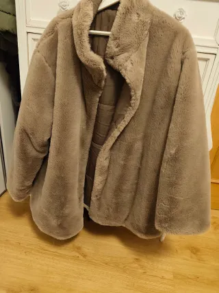 Chaquetón peluche reversible talla 48-50