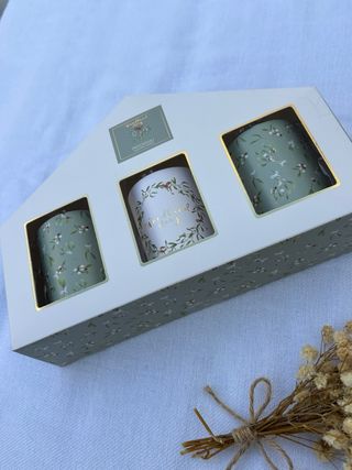 Set di 3 Candele Aromatiche Natalizie