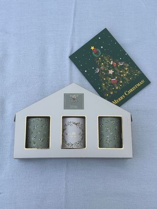 Set di 3 Candele Aromatiche Natalizie