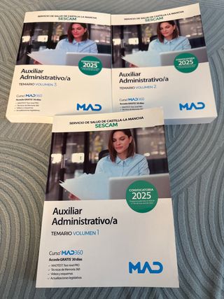 Temario auxiliar administrativo SESCAM