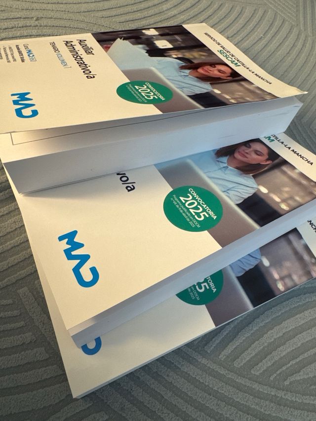 Temario auxiliar administrativo SESCAM