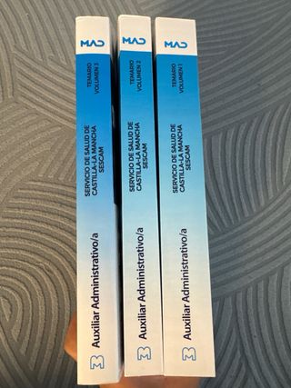 Temario auxiliar administrativo SESCAM