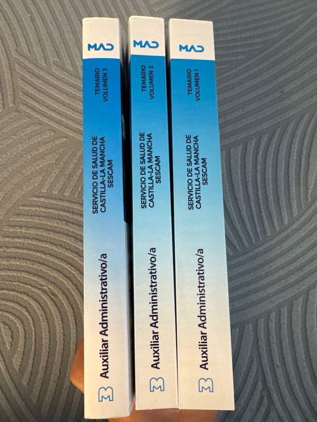 Temario auxiliar administrativo SESCAM