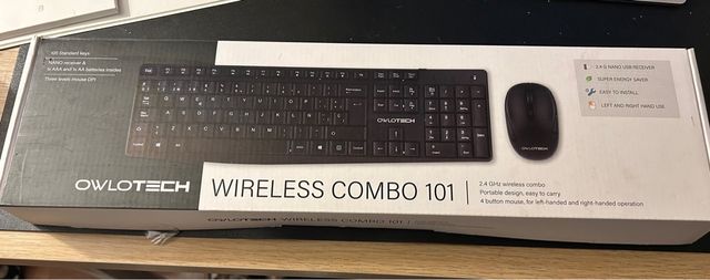 Teclado y Ratón Inalámbrico OWLOTECH