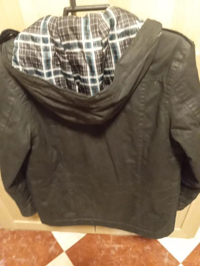 Chaquetón Parka Negro Clockhouse