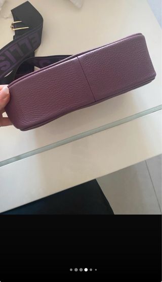 Borsa Marc Ellis viola con catena oro