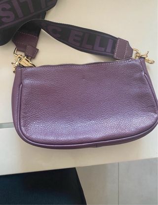 Borsa Marc Ellis viola con catena oro
