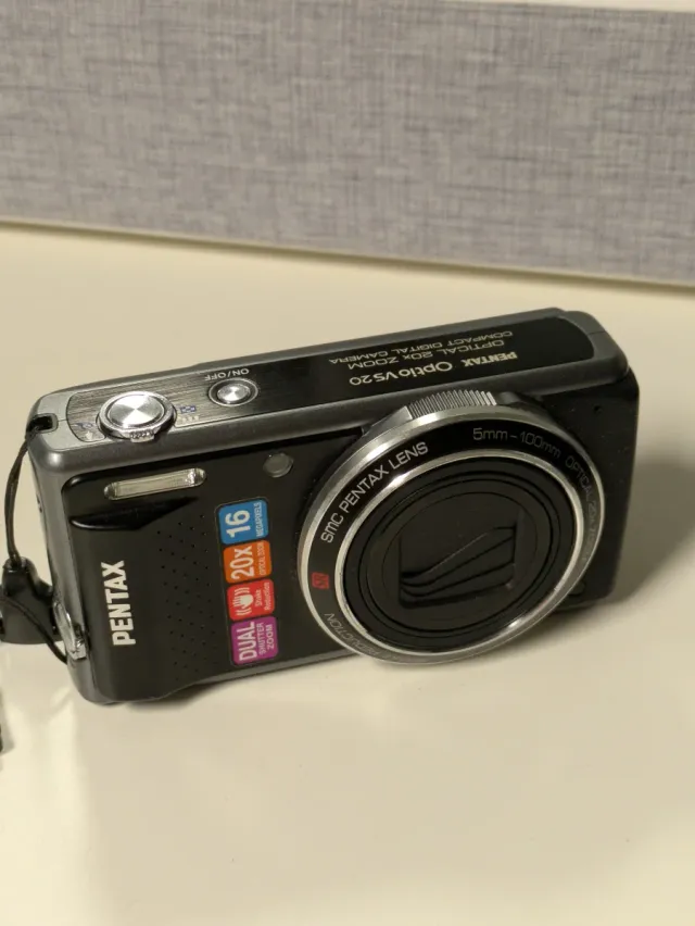 Pentax Optio VS20 Fotocamera Digitale Nera