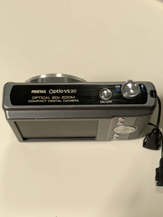 Pentax Optio VS20 Fotocamera Digitale Nera