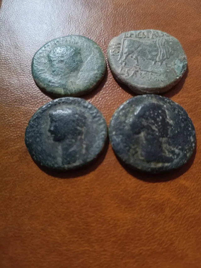 Lote 4 Monedas Romanas Antiguas