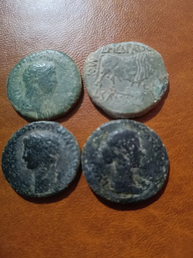 Lote 4 Monedas Romanas Antiguas