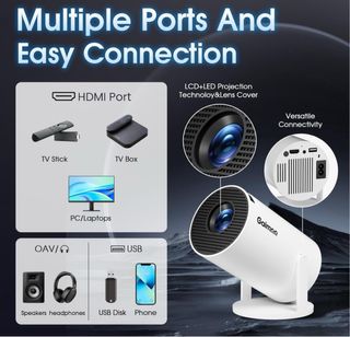 Proyector Gaimoo Negro