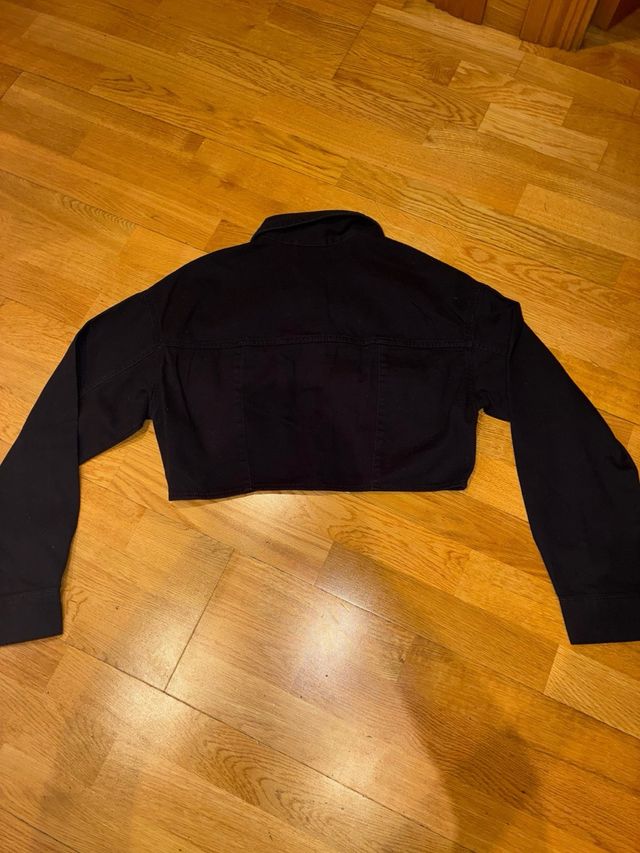 Chaqueta vaquera negra talla XS