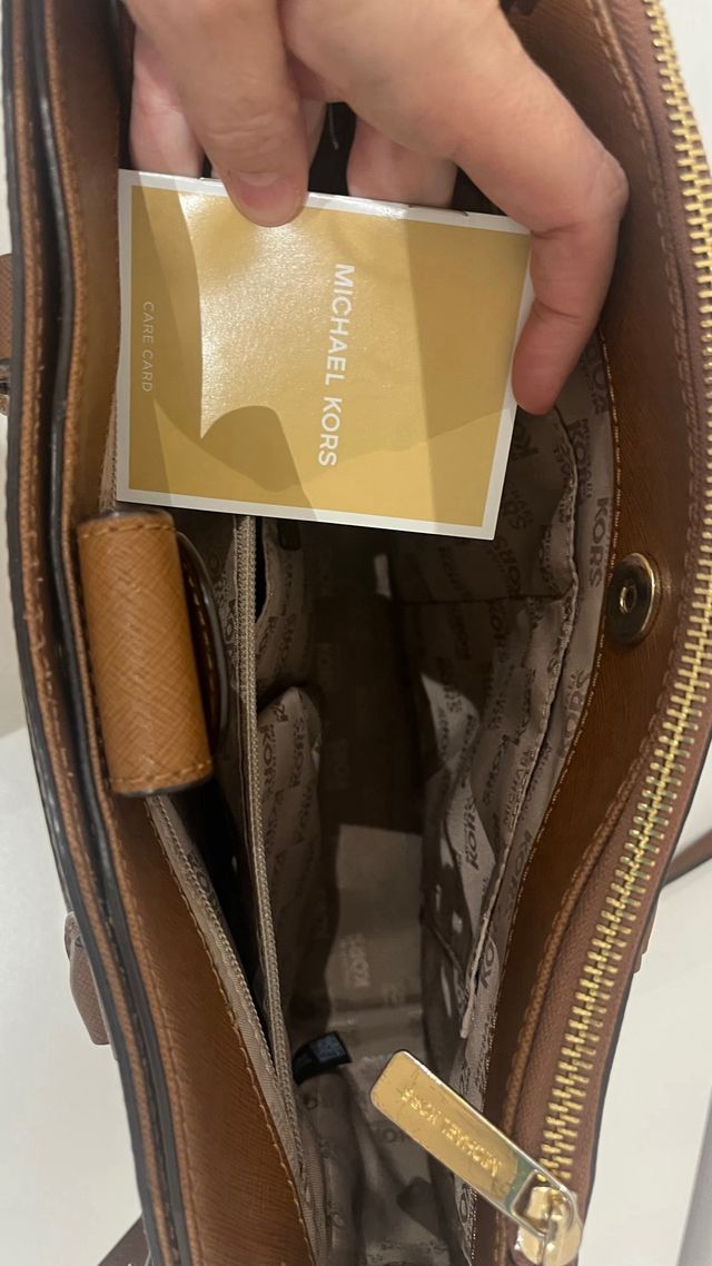 Bolso Michael Kors Marrón Dorado