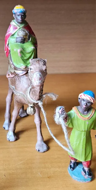 Figuras Reyes Magos Años 80 para Belén