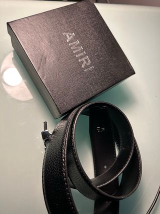 Cintura Belt Amiri Nera Uomo