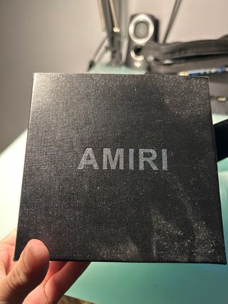 Cintura Belt Amiri Nera Uomo