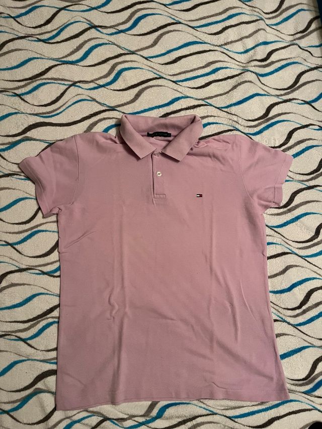 Polo Tommy Hilfiger Rosa Talla L